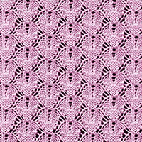 Eyelet Lace 71: Diamond Shape | Knitting Stitch Patterns.