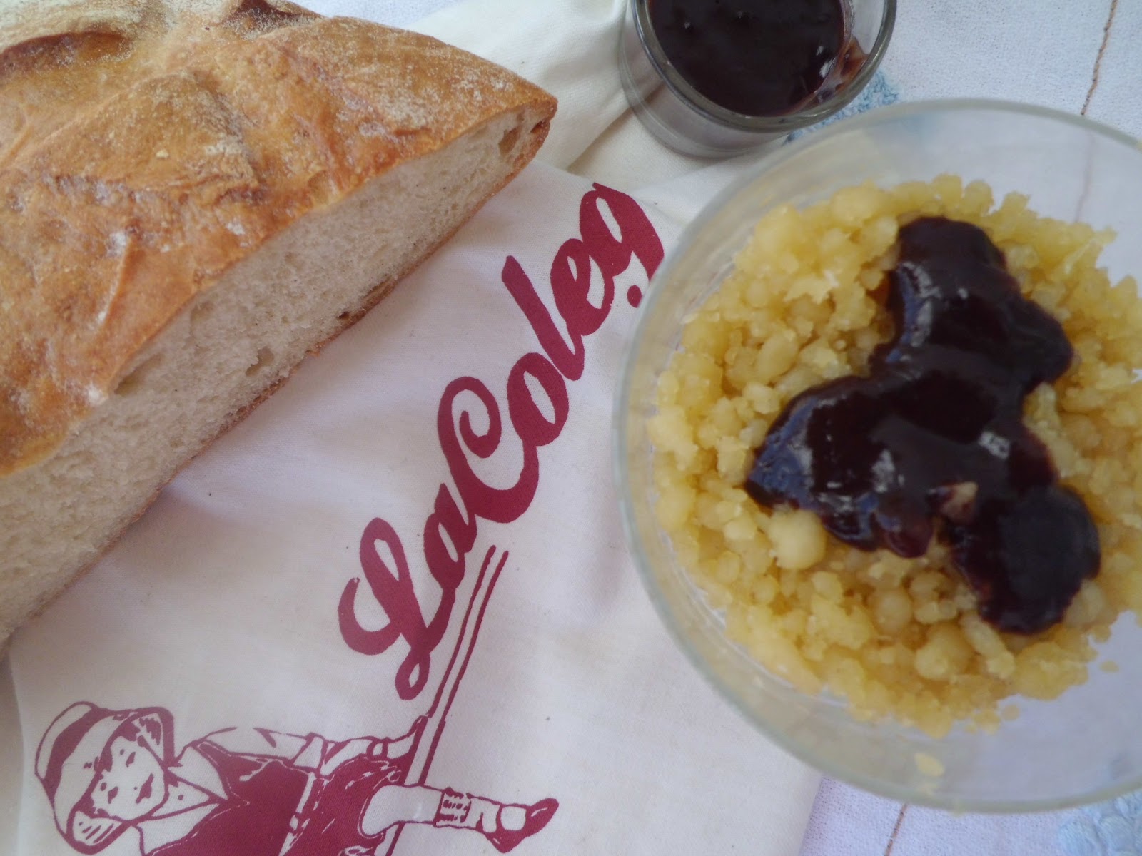 COMIDA COLOMBIANA MIGAS CON CHOCOLATE