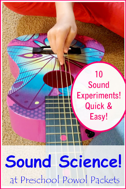 Sound Science Experiments: Vibrations & Violins! | Preschool Powol Packets
