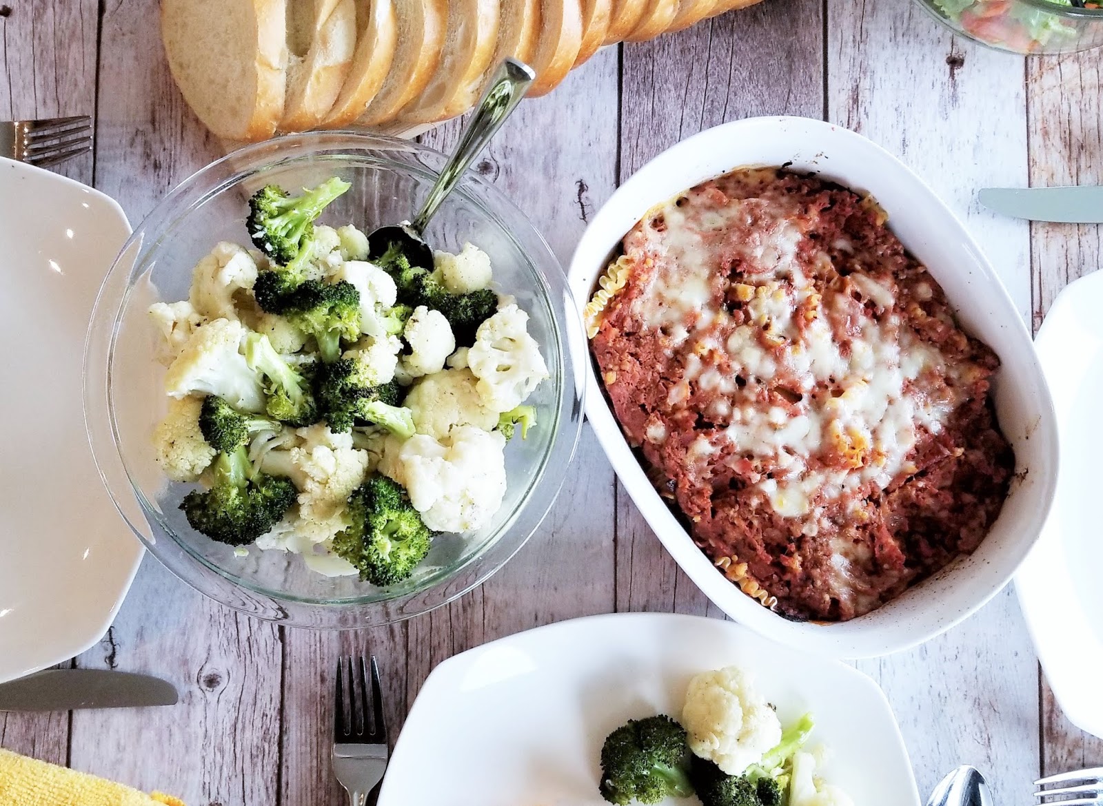 Roasted Broccoli and Cauliflower with Parmesan Sew Simple Home
