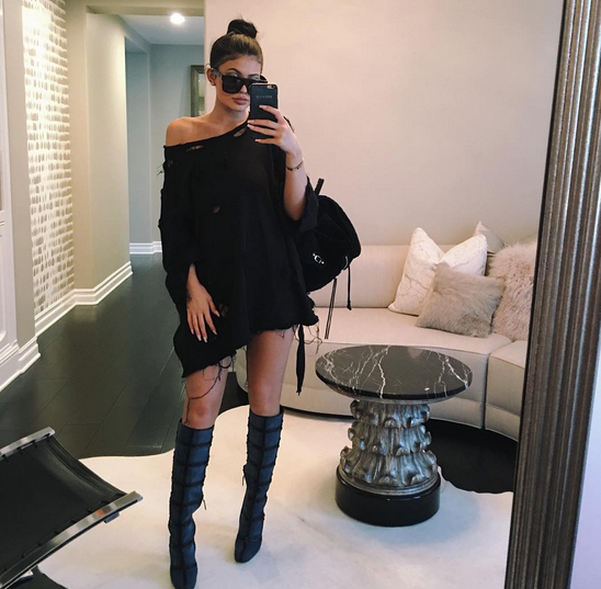 Ladies would you wear Kylie Jenner's ripped T-shirt dress?