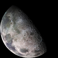 The Moon seen by Galileo spacecraft