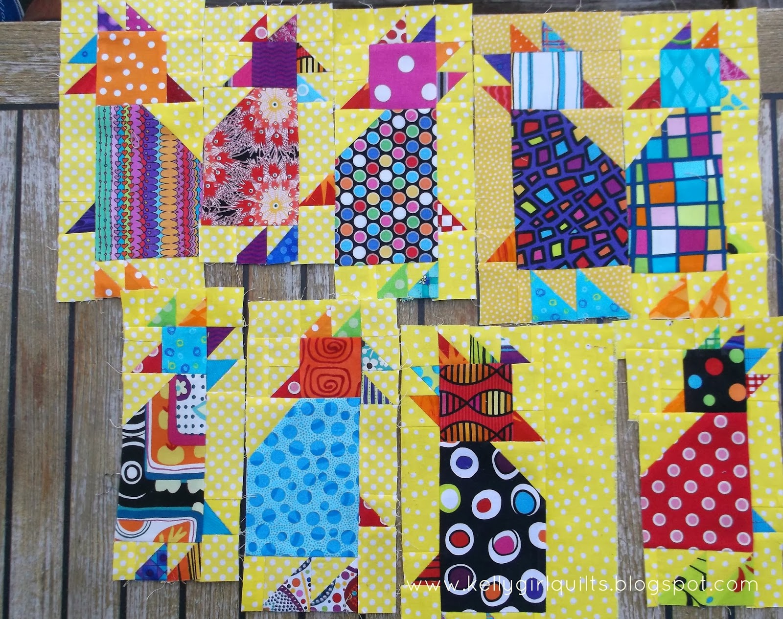 Kelly Girl Quilts Funky Chicken Quilt