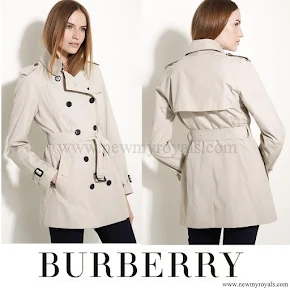 Queen Maxima wore Burberry London Trench Coats