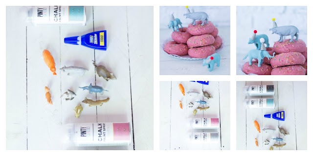 Muñecos divertidos tarta diy