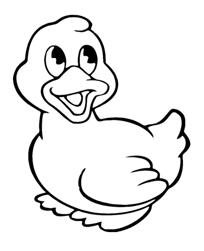 Download Coloring Pages For Animals: Cute Ducks Colouring For Kids