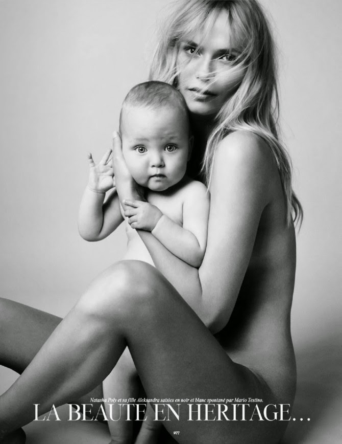 Natasha Poly And Aleksandra By Mario Testino For Vogue Paris 