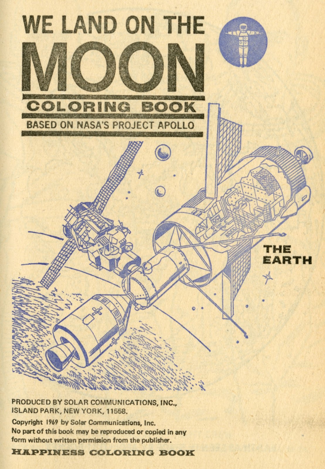 Dreams of Space - Books and Ephemera: We Land On The Moon Coloring Book ...