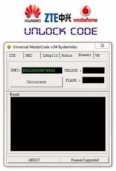 huawei universal master code