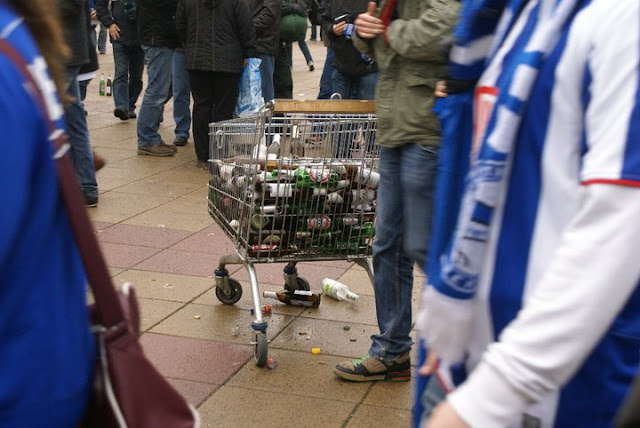 Bottle Collection at Berlin Football