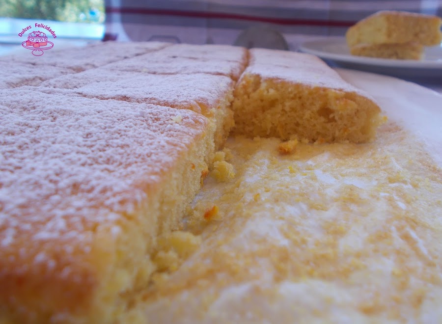 Bizcocho de naranja express