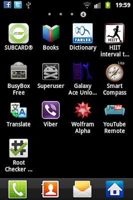 Samsung Galaxy Ace Screen Shot