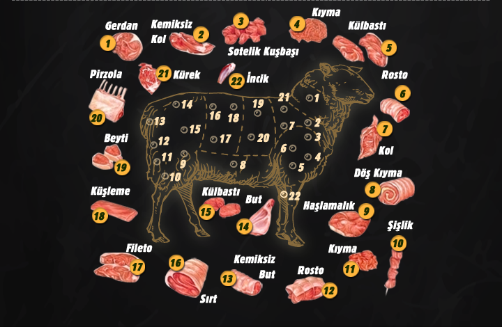 KOYUN ETİ TERİMLERİ HARİTASI Türk Mutfağı ve Sağlıklı Yaşam