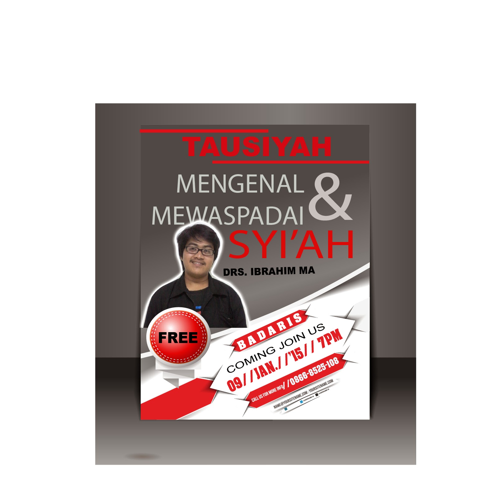 free download template vector pamflet keren terbaru 2015
