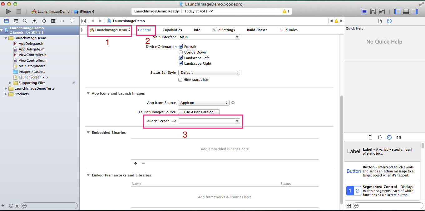 Remove LaunchScreen From drop down Remove LaunchScreen From drop down
