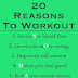Reasons To Workout