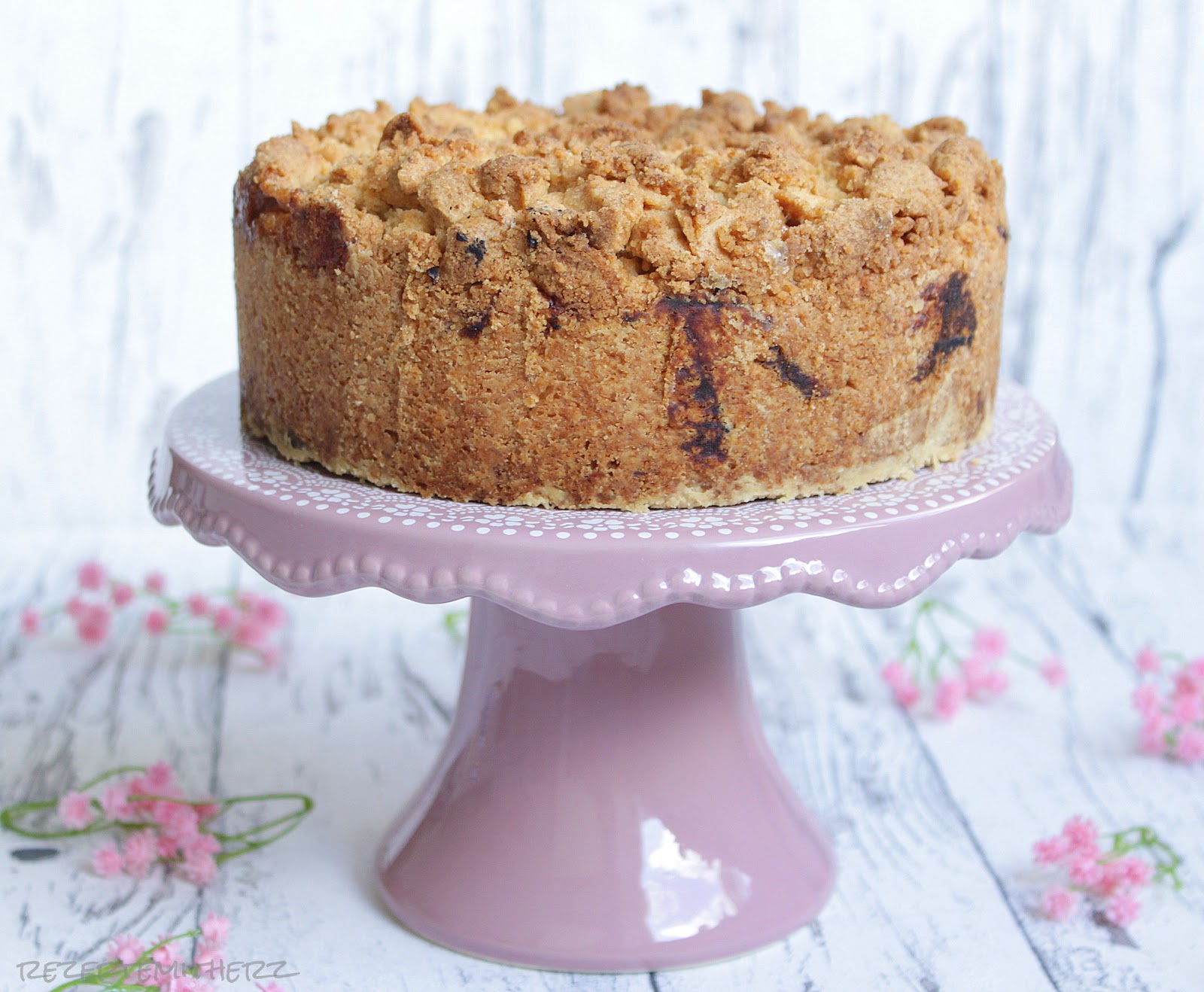 Apfel-Käsekuchen mit Marzipan-Knusperstreusel,Käsekuchen,Thermomix Rezept