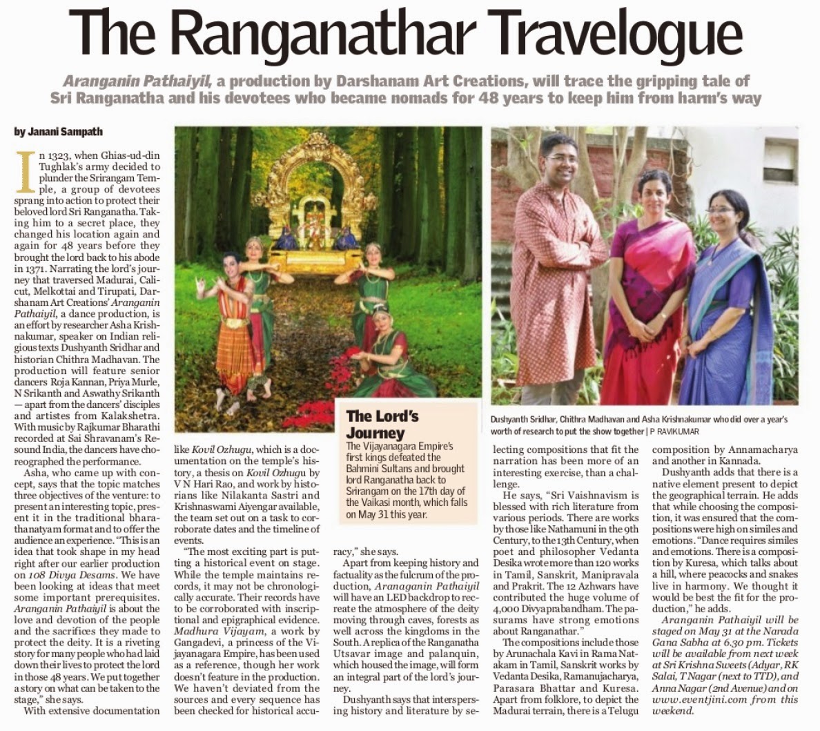 Dedicated to the newage religious speaker Sri. U.Ve.Dushyanth