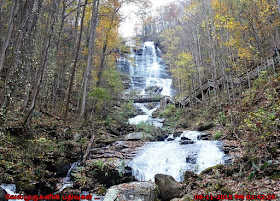 Amicalola Falls - Southeast's tallest cascading waterfall