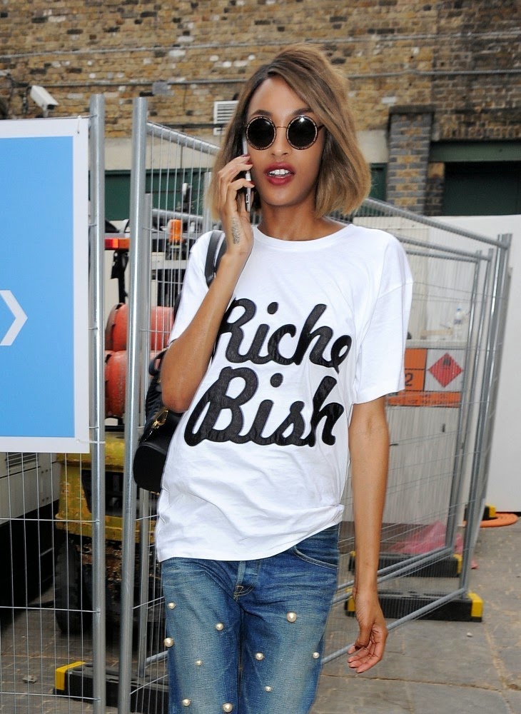 Model Street Style: Jourdan Dunn in House of Holland - The Front Row View