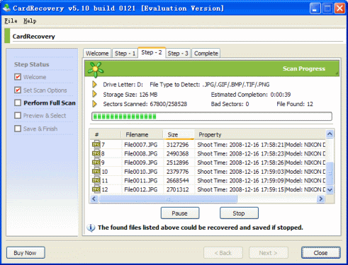 Memory card recovery software full version for pc