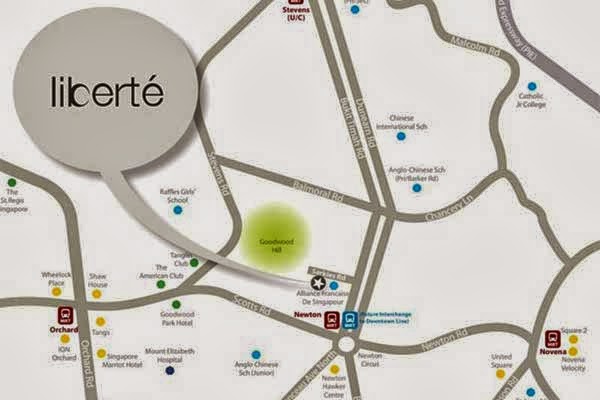Liberte @ Sarkies Location Map