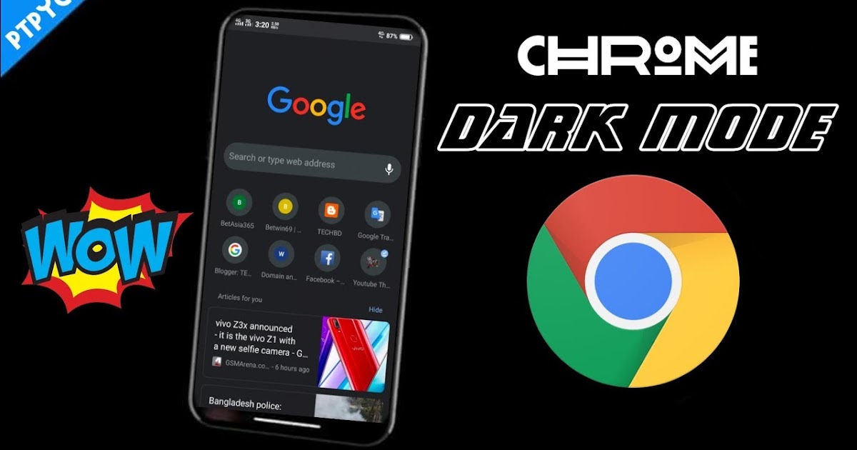 Chrome Browser Dark Mode PTPYC Chrome Browser Dark Mode PTPYC