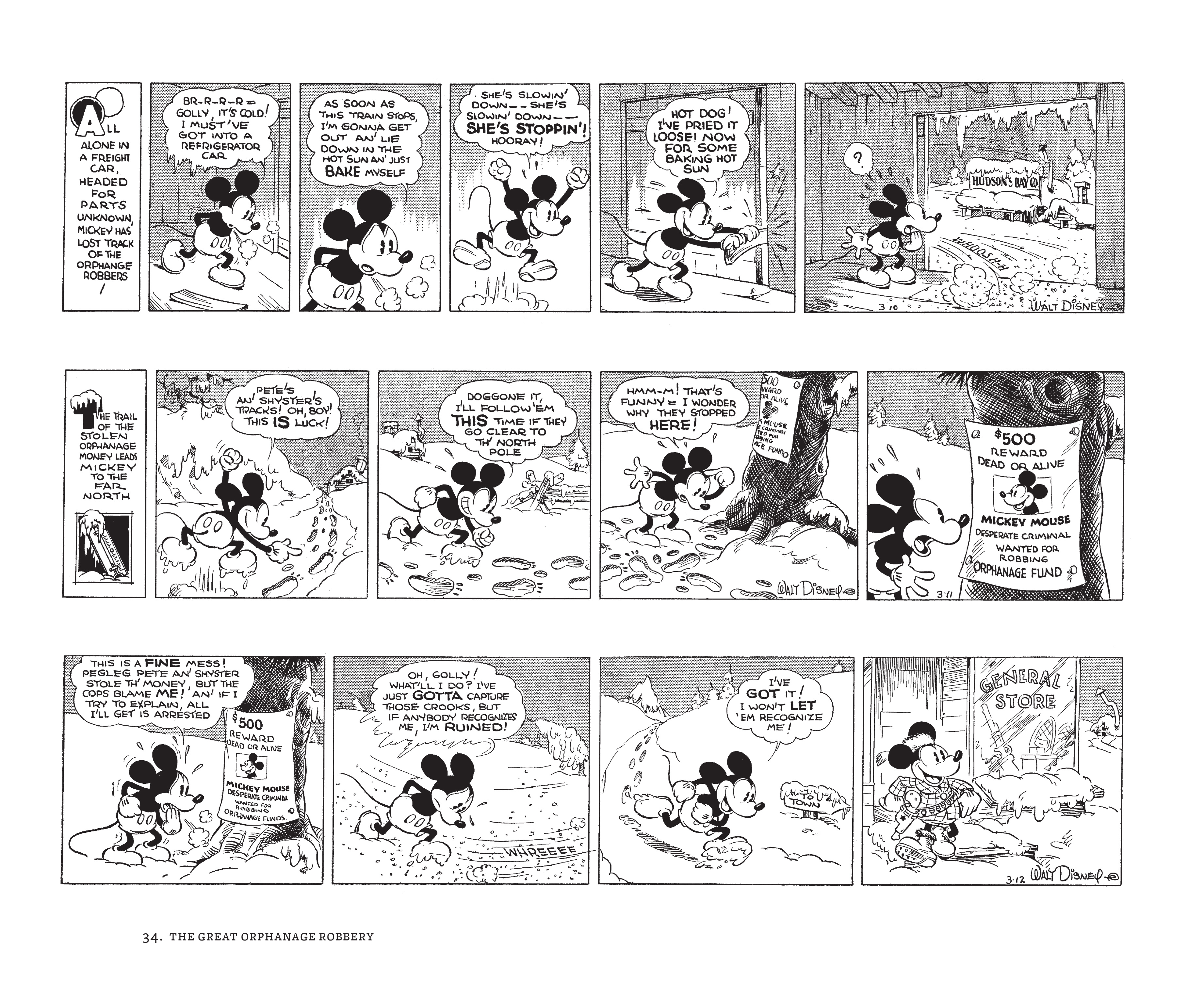 Read online Walt Disney's Mickey Mouse by Floyd Gottfredson comic -  Issue # TPB 2 (Part 1) - 34