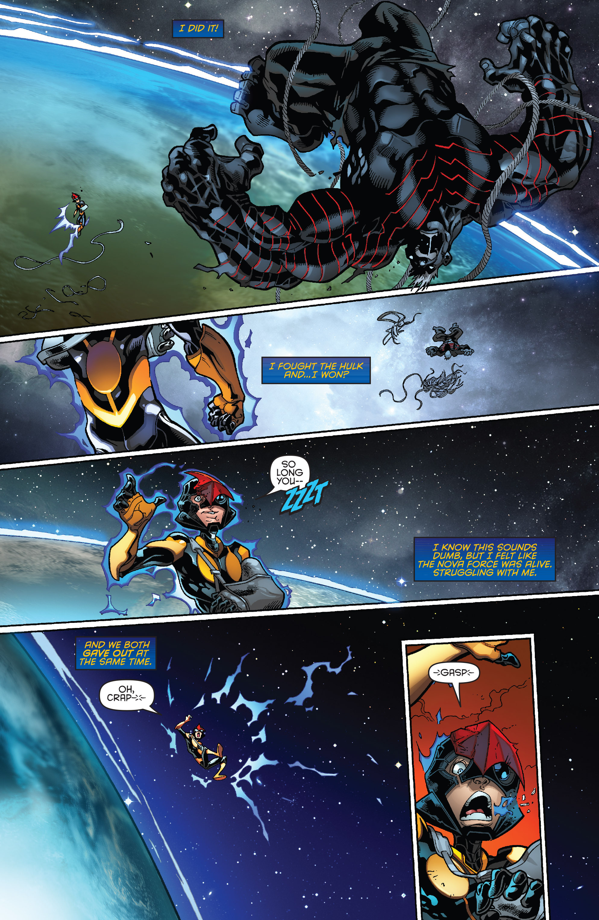 Read online Nova (2013) comic -  Issue #24 - 16