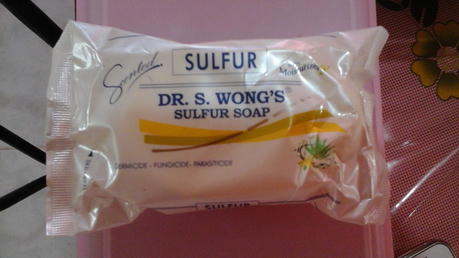 Dog dr. wong's sulfur soap for bathing my dog, very cheap less than a