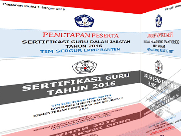 Penetapan Sertifikasi Guru Dalam Jabatan Tahun 2016