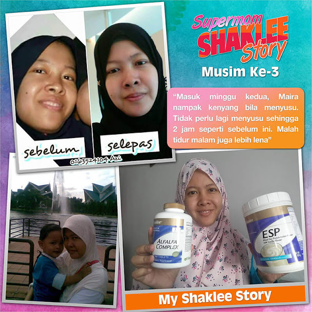 berjaya susukan bayi dengan set menyusu shaklee