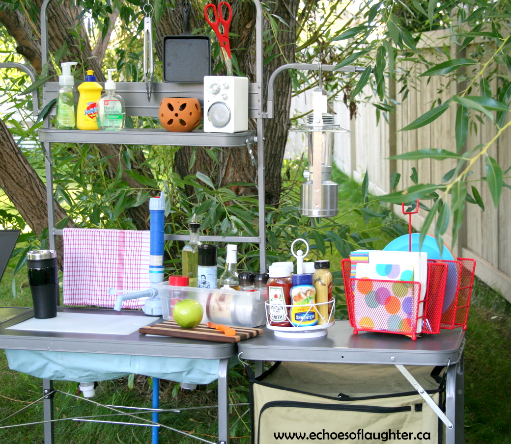 Organizing A Camping Kitchen - Echoes of Laughter