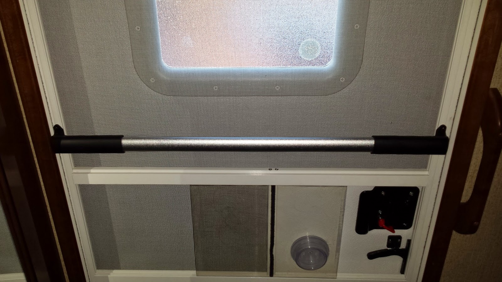 Camp LowryThat's How We Roll Screen door handle install