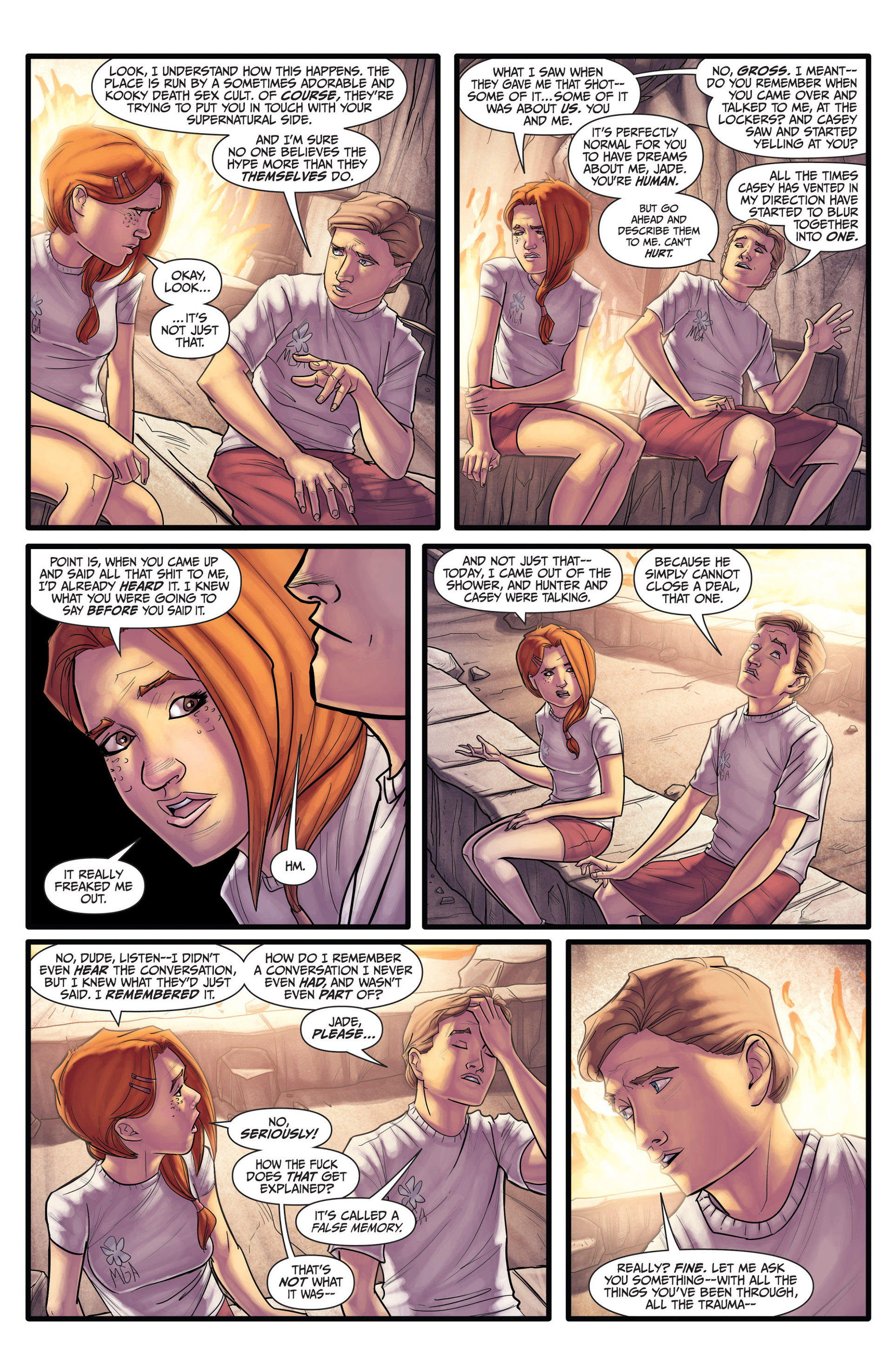 Read online Morning Glories comic -  Issue # _TPB 3 - 164