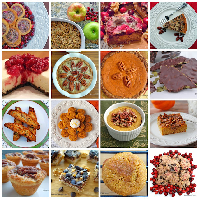 Gourmet Girl Cooks: 16 Thanksgiving Dessert Recipes - Low Carb, Gluten ...