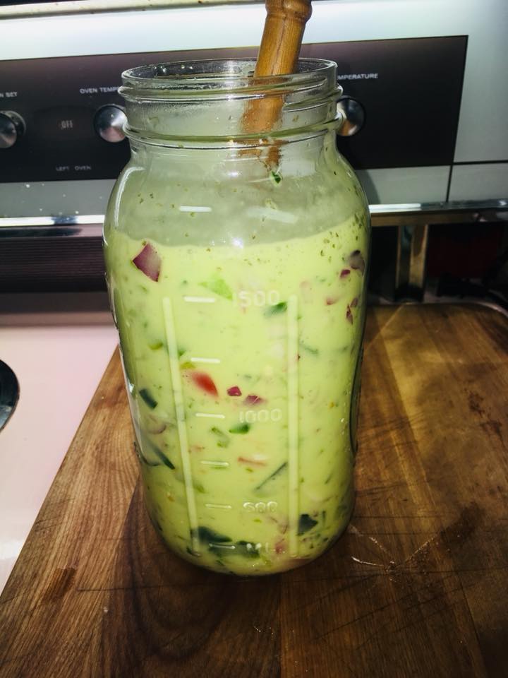 CREAMY AVOZPACHO SOUP A keto vitamix chilled soup recipe