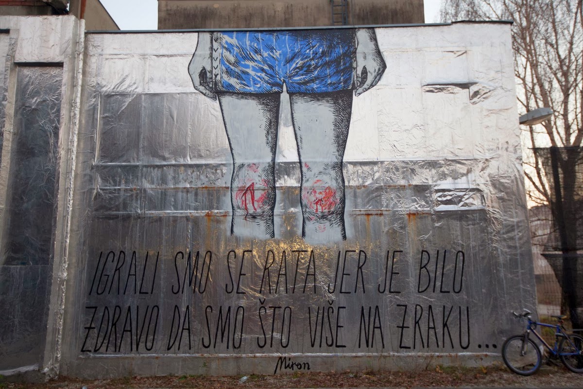 New Street Art By Croatian Artist Miron Millic On The Streets Of Zagreb, Croatia 1