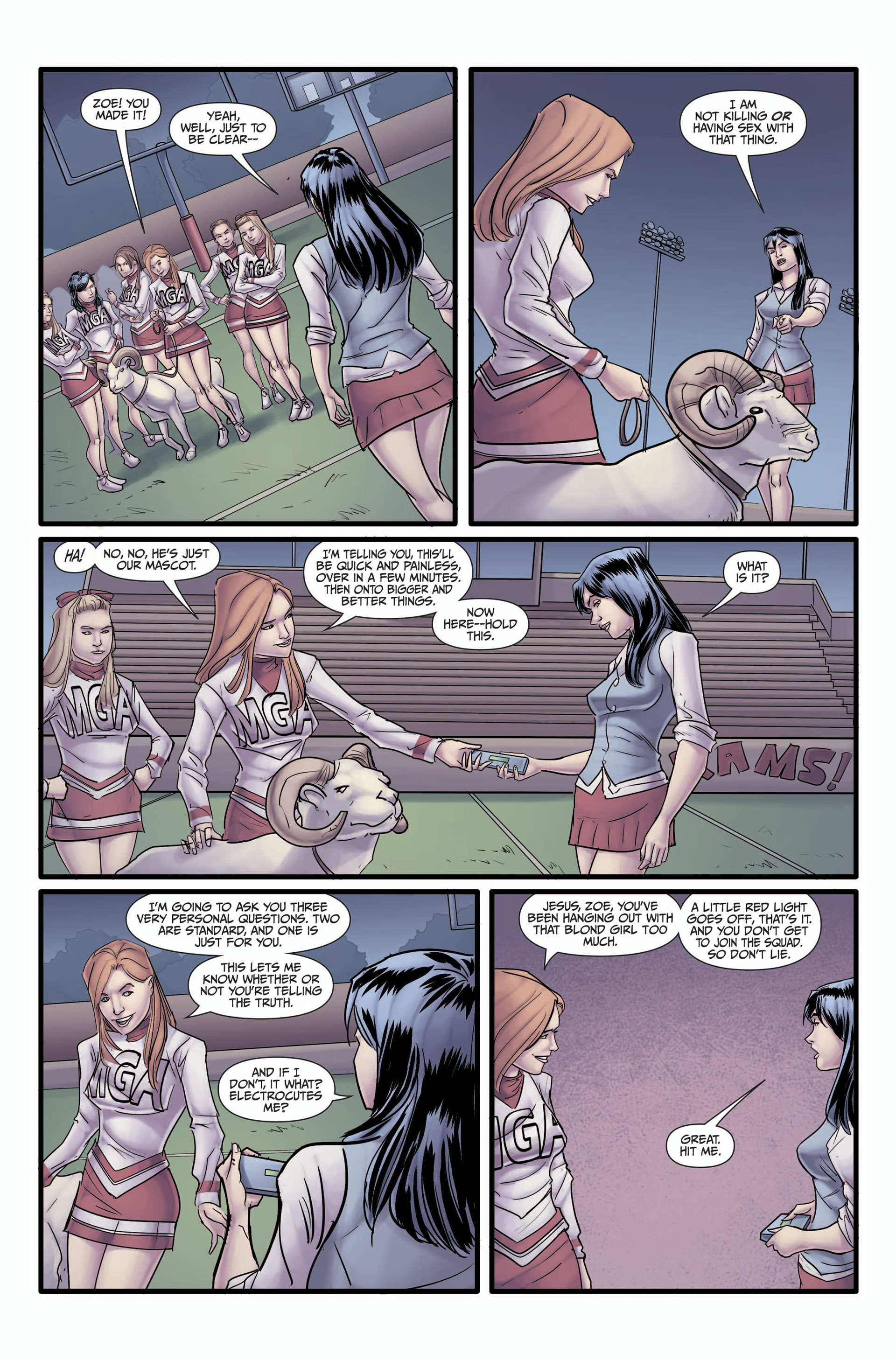 Read online Morning Glories comic -  Issue #7 - 16