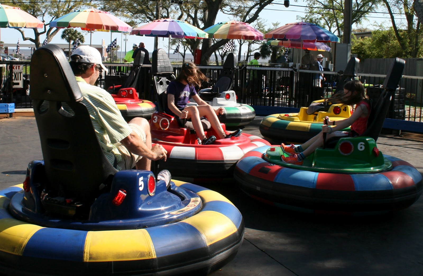 The Morel Family Catching Up Go Karts and Bumper Cars