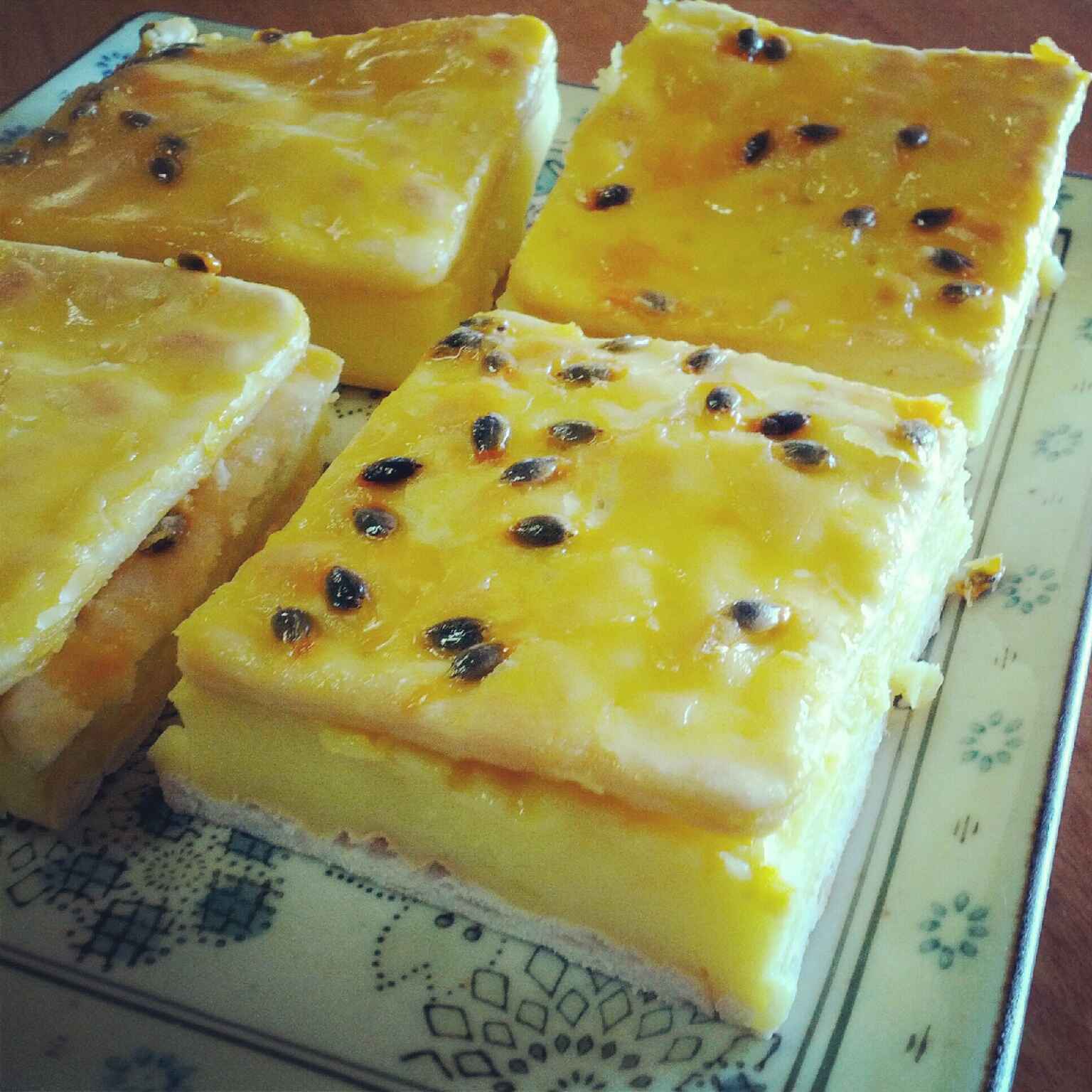 Lettuce Muncher: Passionfruit Vanilla Slice