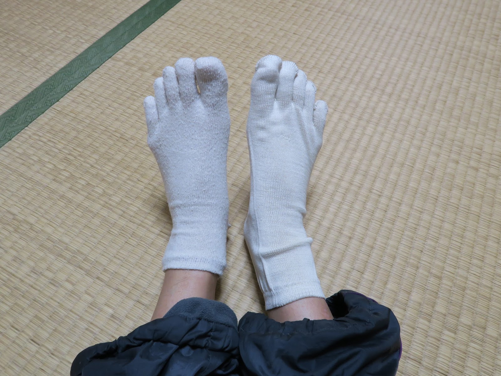 きまぐれうめこ しまむら購入品＊シルク100冷えとり靴下＊