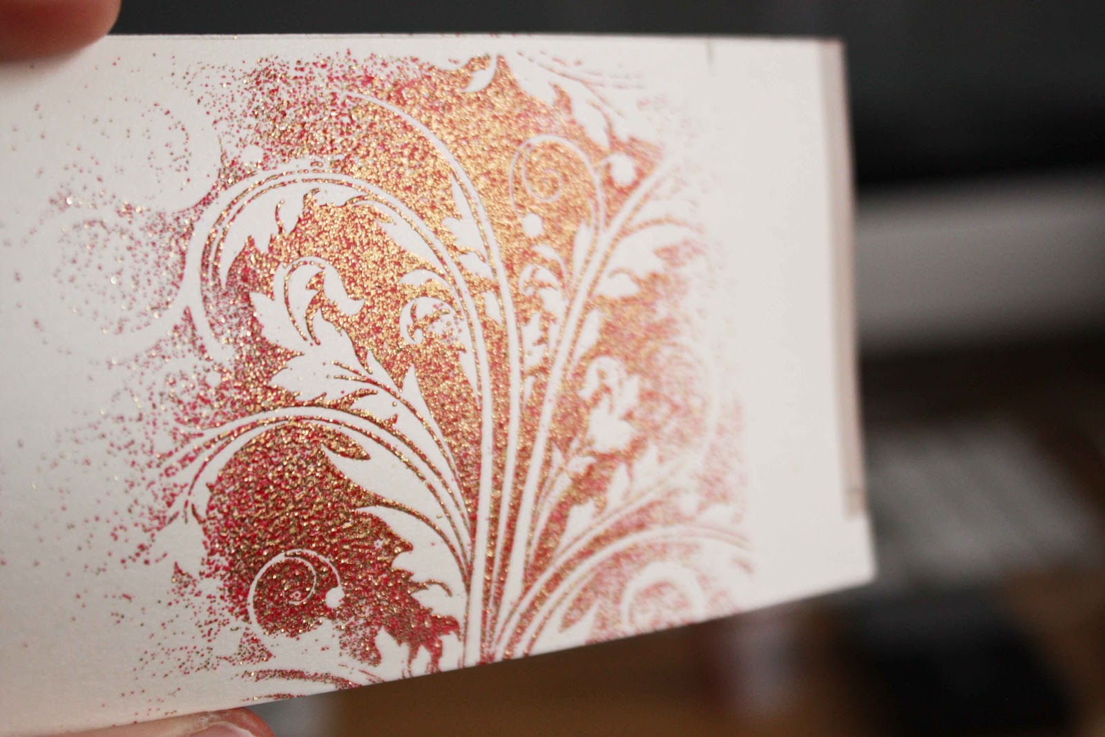 Create your own embossing powder colours