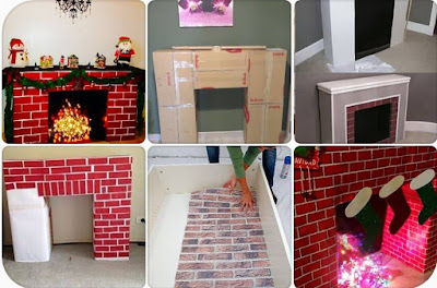Manualidadestips: Aprende a Hacer Una Chimenea Navideña Hecha Con