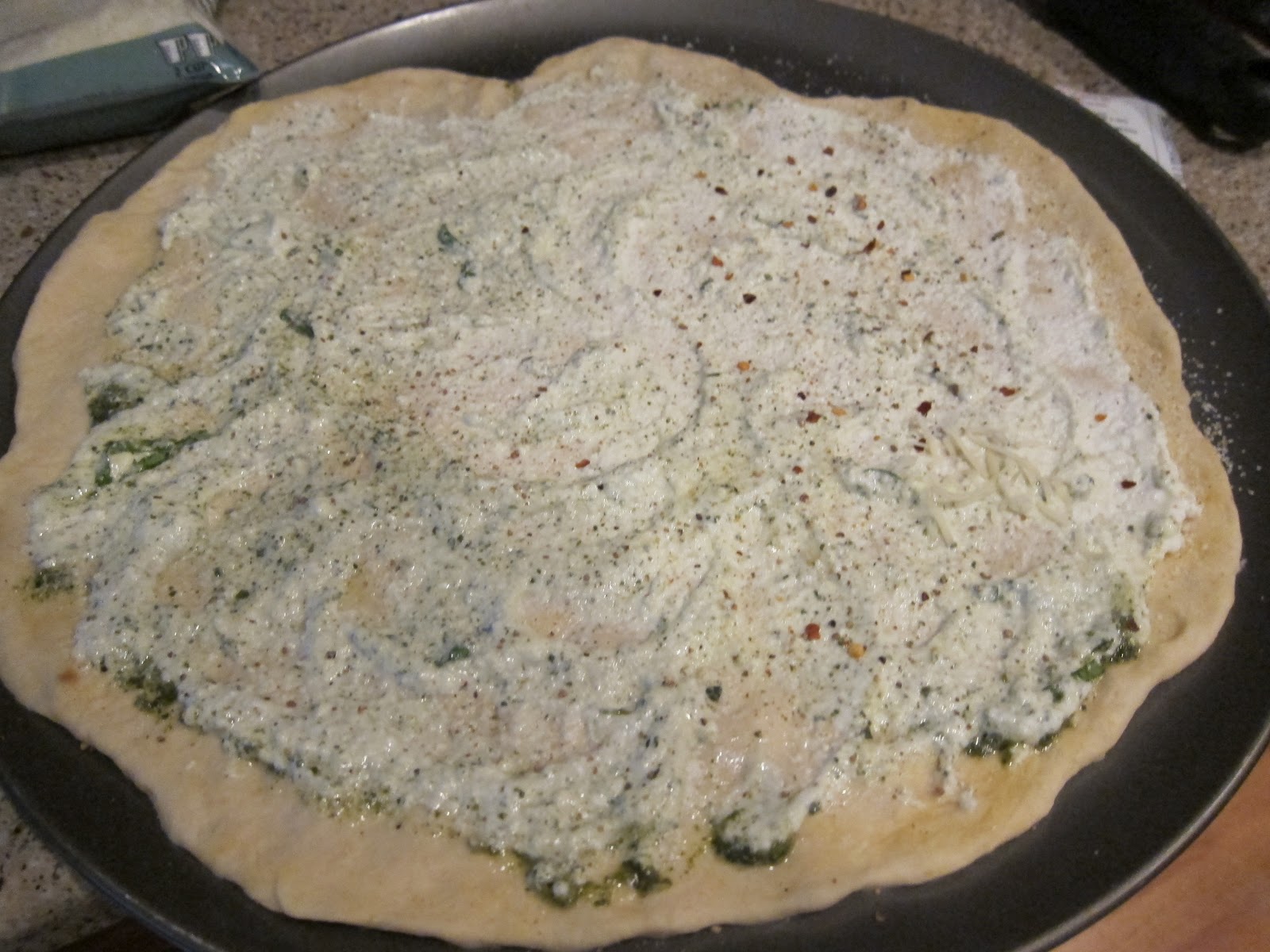 NOVA Frugal Family White Pesto Pizza Recipe