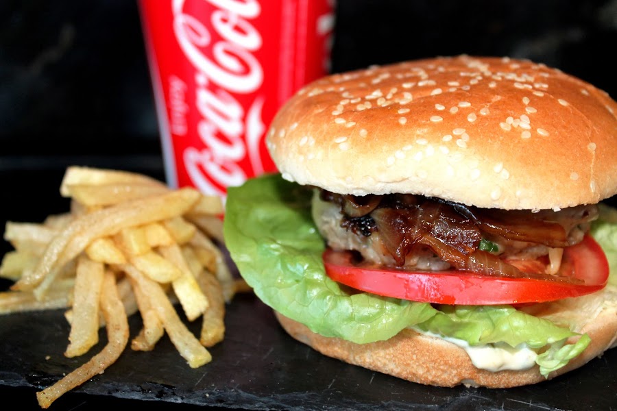 Hamburguesa casera de ternera sin lactosa