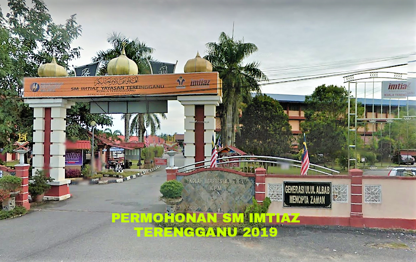 Permohonan SM Imtiaz Yayasan Terengganu 2019 Tingkatan 1
