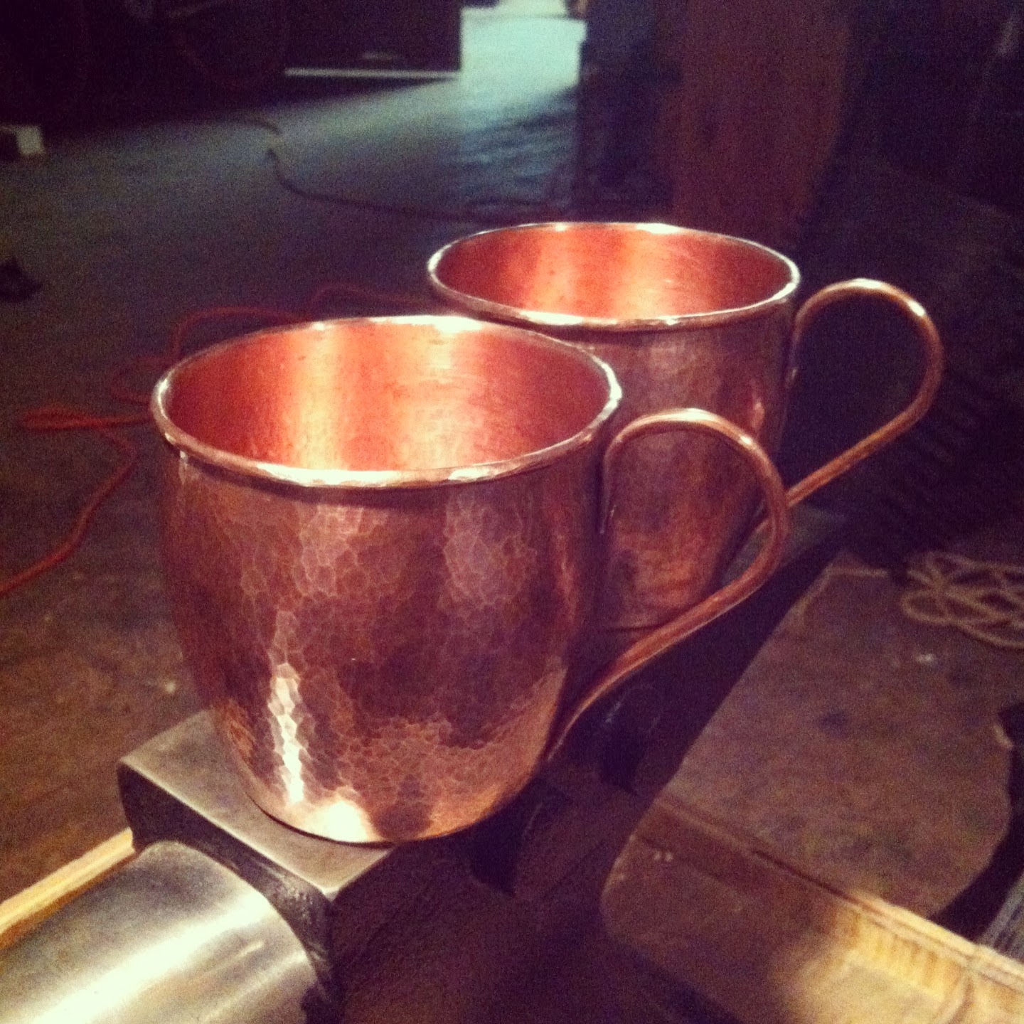 Sio Metalworks Copper Mug Set