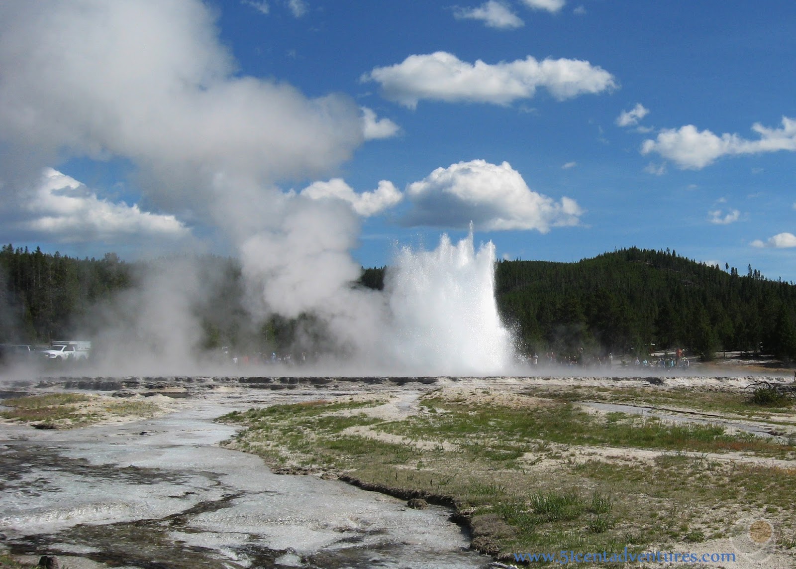 51 Cent Adventures Great Fountain Geyser Yellowstone National Park