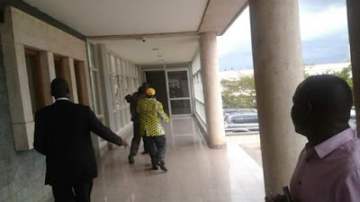 Photos: Lol... Ugandan Legislator put up for sale on OLX after he was spotted urinating on the wall of Ministry of Finance building